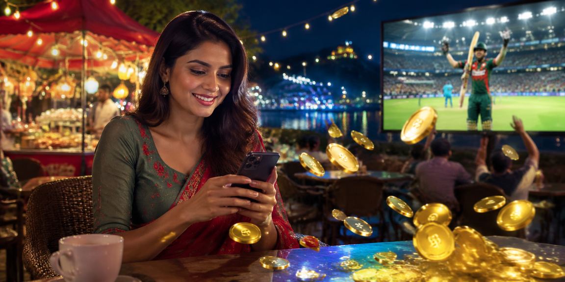 রাঙামাটিতে রাতের বাজারে মোবাইলে ক্রিকেট বেটিং প্রোমোশন
